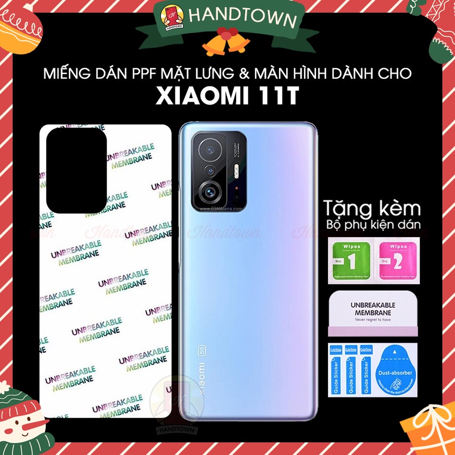 PPF Xiaomi 11T Mi 11T Pro Xiaomi 12 / 12 Pro 5G Cường Lực Dẻo Chống Xước Chống Nước Chống Vân Tự Phục Hồi Handtown