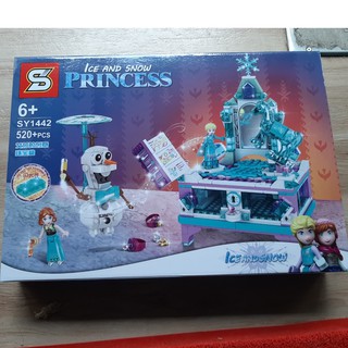 Lắp ghép Mô hình friends SY 1442 cỗ xe thời gian của Elsa