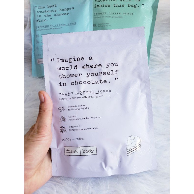 Tẩy tế bào chết toàn thân Frank Body | BigBuy360 - bigbuy360.vn