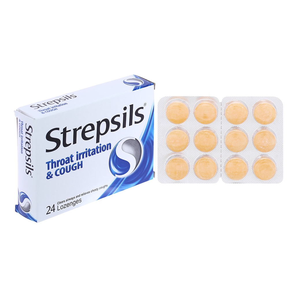 Kẹo ngậm Strepsils đủ màu