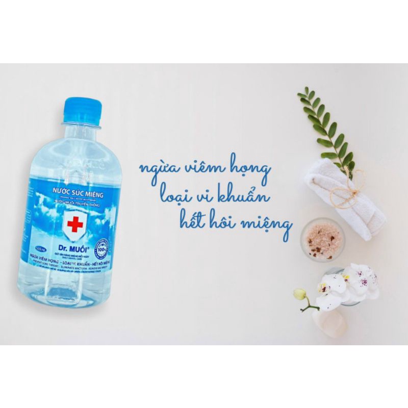 Nước súc miệng Dr. Muối Chai 1000ml