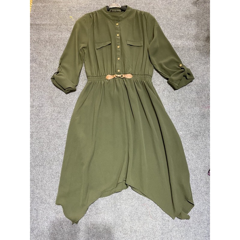 Đầm voan tay lỡ nữ size ~60kg