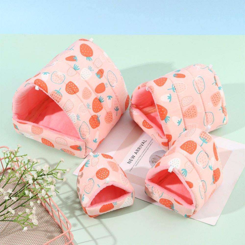 Giường Ngủ Mini Mềm Mại Thoải Mái Nhiều Màu Sắc Giữ Ấm Mùa Đông Cho Hamster/Thỏ/Sóc/Sóc