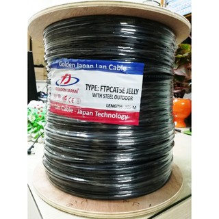 Cáp mạng golden japan 305m 4pair utp cat 5e màu trắng xám (8 lỗi đồng 100% đồng nguyên chất