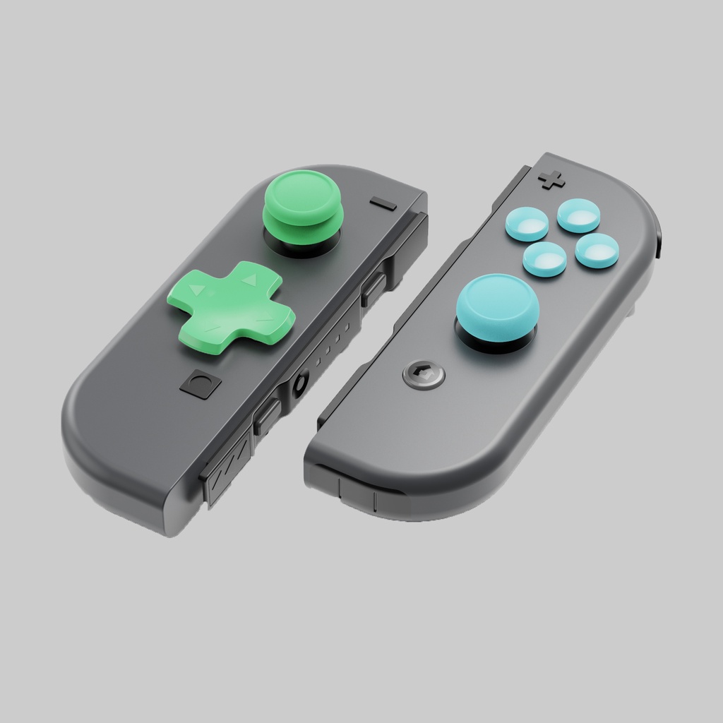 Nút dán trang trí cho máy Nintendo Switch chính hãng Skull &amp; Co, Skull &amp; Co D-Pad Button Cap