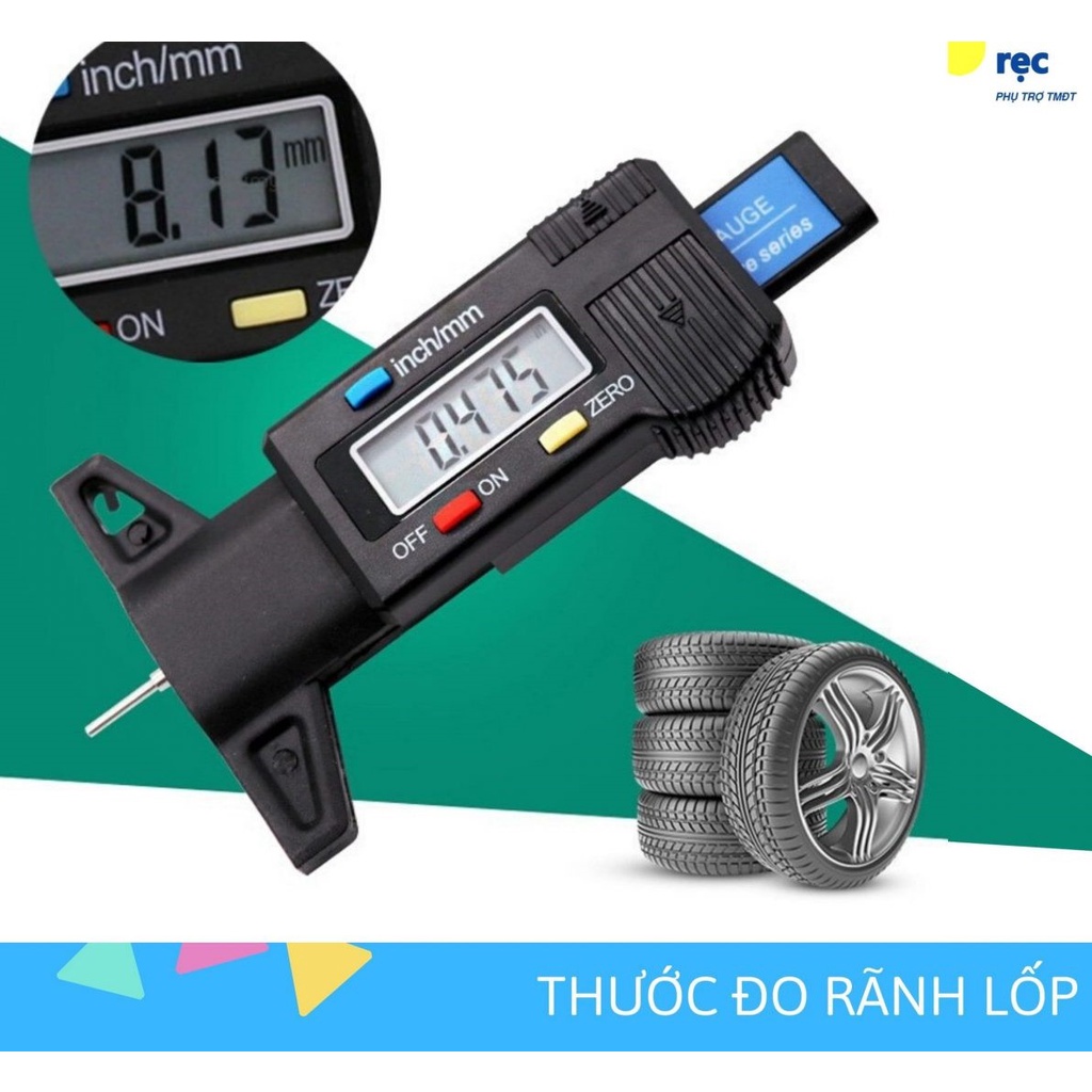 Thước Đo Độ Sâu, Độ Mòn Lốp Xe.