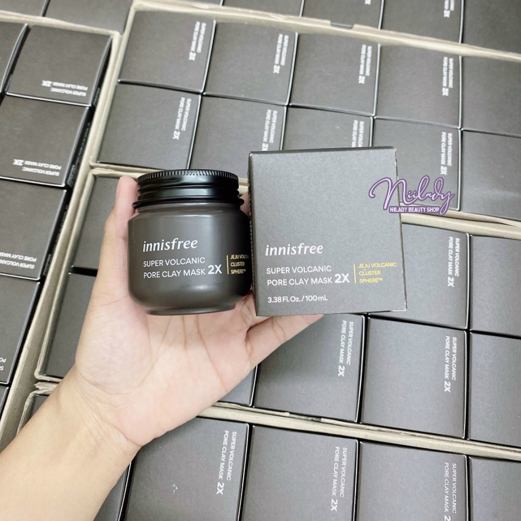 Mặt nạ đất sét Innisfree Super Volcanic Pore Clay Mask 2X