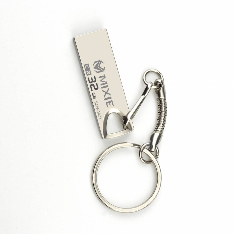 USB 2.0 MIXIE C2 DUNG LƯỢNG 32GB - KIM LOẠI, CÓ DÂY ĐEO, THỜI TRANG - Viễn Thông Đức Trí