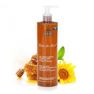 Sữa rửa mặt và tắm Nuxe Reve de Miel 400ml