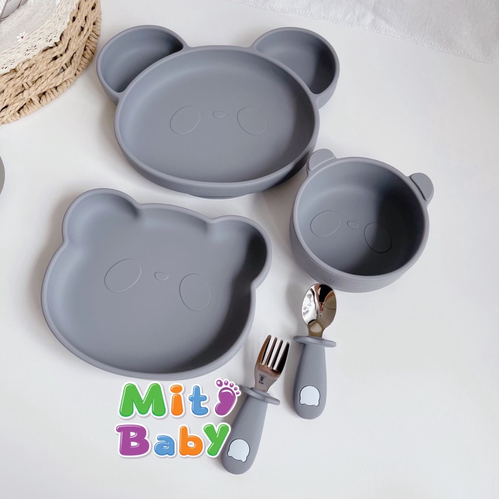 Sét đồ ăn dặm silicone Barot cho bé