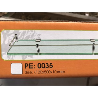 Kệ Kính Dày 10mm Gắn Tường Nhà Tắm