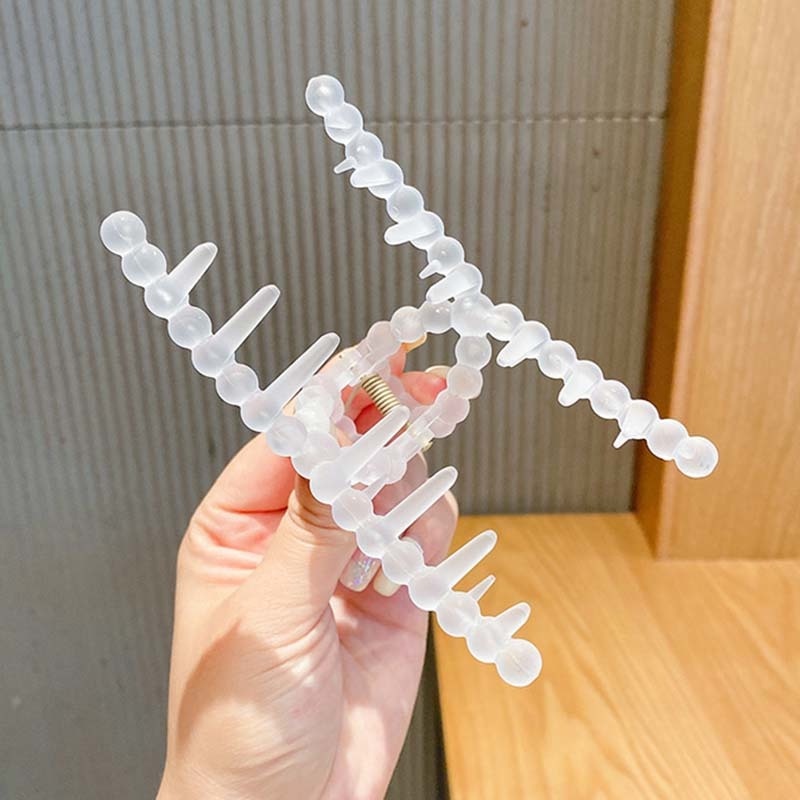 Kẹp Tóc Càng Cua Trong Suốt Kiểu Cổ Điển Thời Trang Sành Điệu Cho Nữ