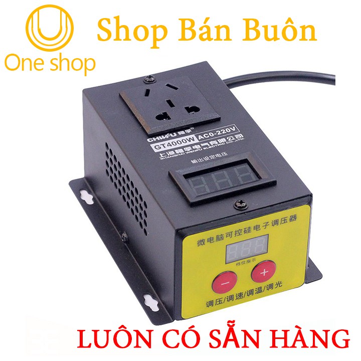 Bộ Điều Chỉnh Điện Áp 220VAC GT4000W