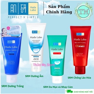 Sữa rửa mặt hada labo 80g - dưỡng ẩm sâu, sáng da
