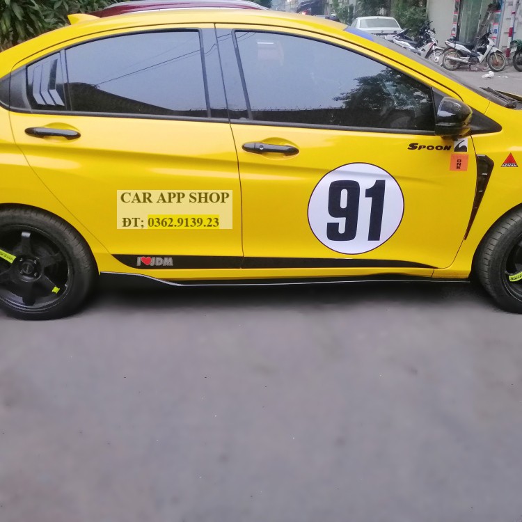 Lip Hông Ốp Sườn Hoda City lắp cho các đời