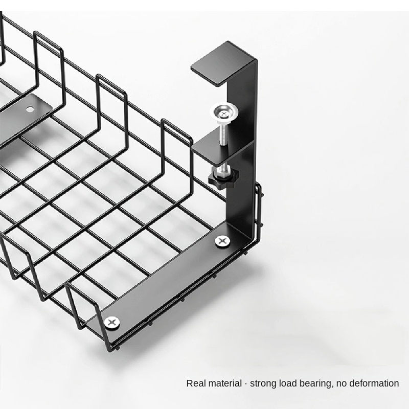 Khay Đựng Sắp Xếp Dây Cáp Dưới Bàn Tiện Dụng