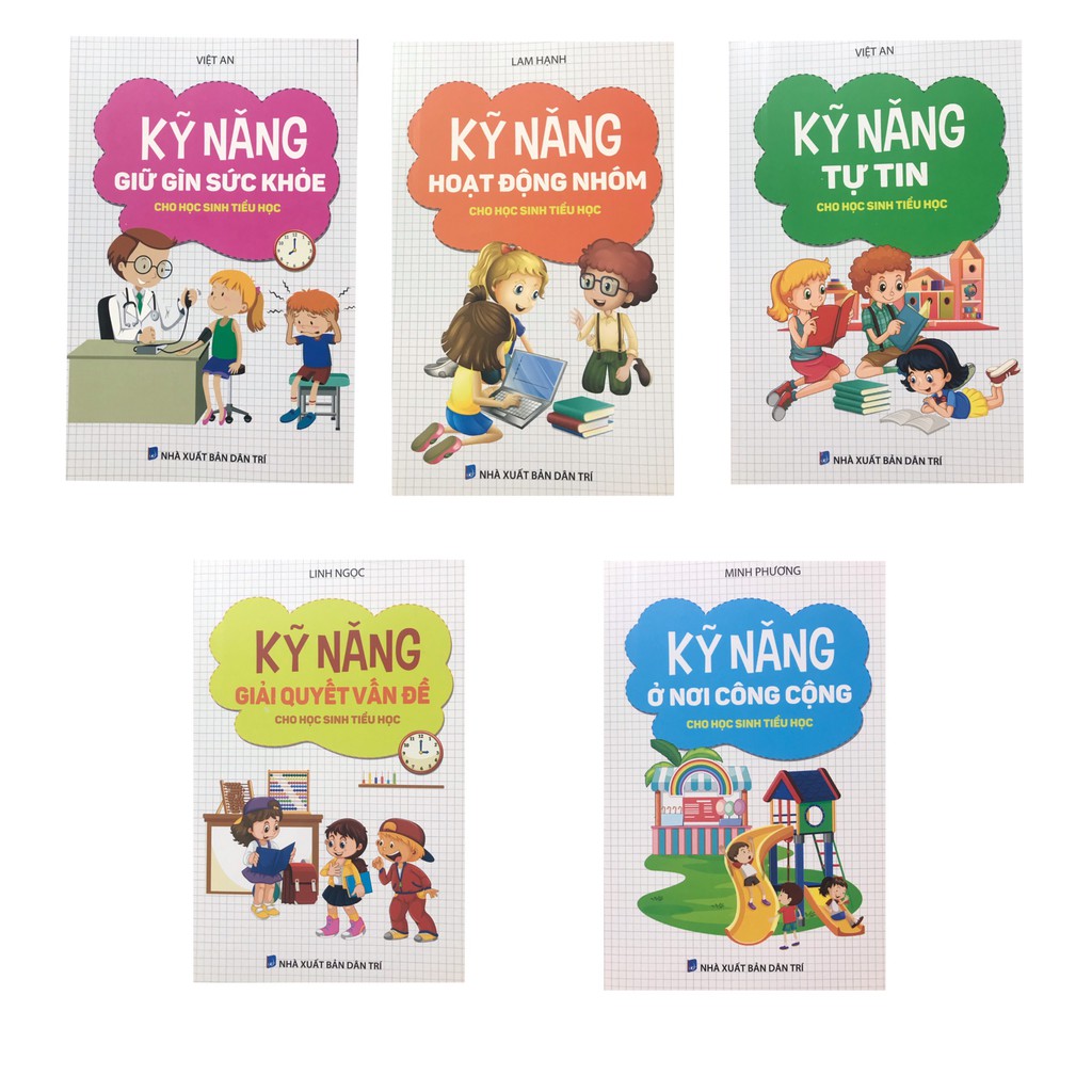 Sách - Combo Kỹ năng sống cho học sinh tiểu học (Bộ 5 cuốn)