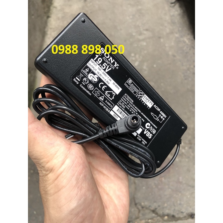 Bộ nguồn sony 19.5v 4.36a made in indonesia cao cấp