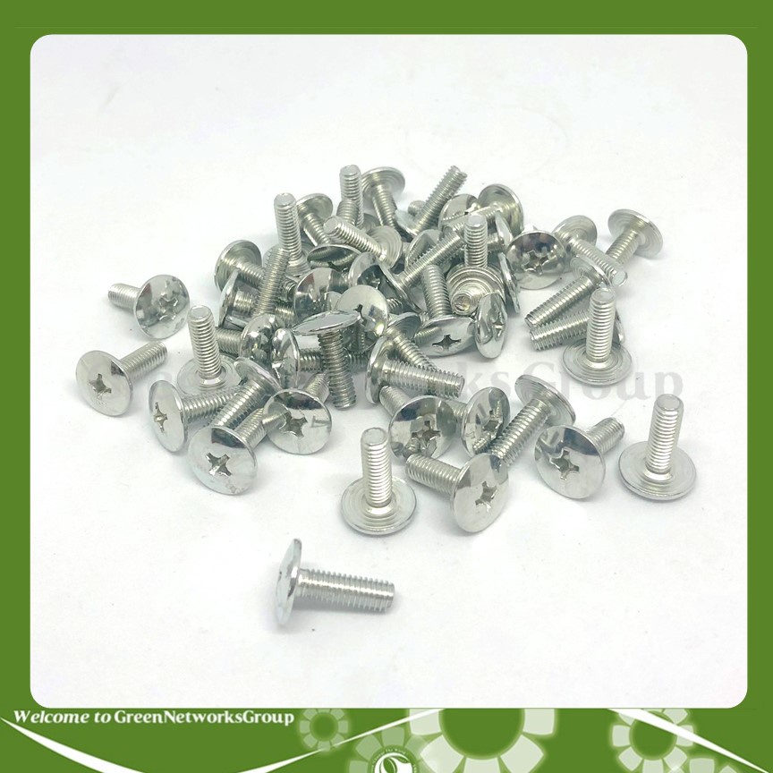 Bộ 50 con ốc dàn áo wave 6ly2 sắt Greennetworks