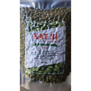 Hạt Bí đỏ hay Hạt Bí Ngô, đóng gói 500gr