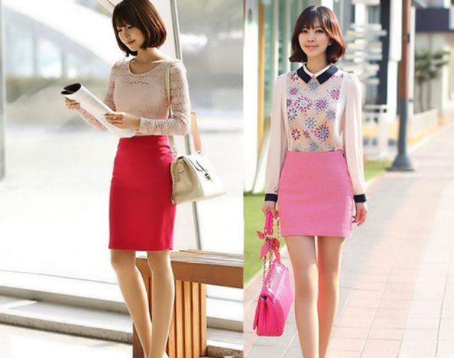 [ Mã WASTRUN4 giảm 10% tối đa 30K đơn 99K] M1C- Chân váy bút chì trên gối màu đen xẻ sau thanh lịch | BigBuy360 - bigbuy360.vn