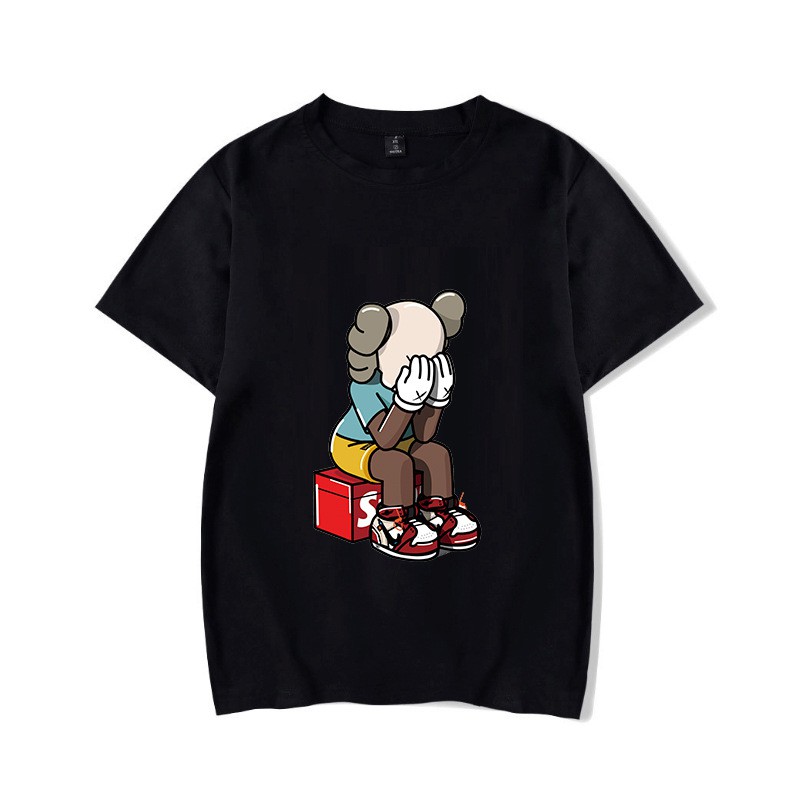 Korean Style T Printed T-shirt Women Fashion Short Sleeve