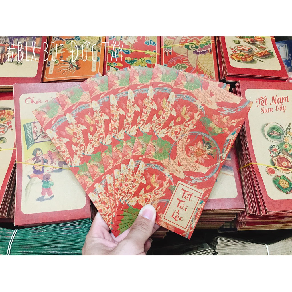Set 120 bao lì xì Vintage | BigBuy360 - bigbuy360.vn
