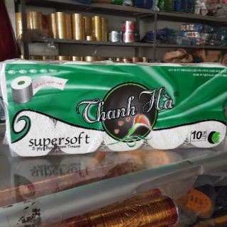 Giấy vệ sinh Thanh Hà ( bịch 10 cuộn)