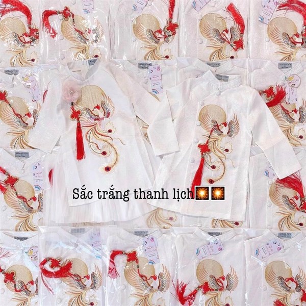 Set áo dài bé trai- bé giá 3011AD