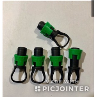 SET 5 CÁI CÚT BỊT NỐI NHANH DÙNG BỊT ĐẦU CUỐI DÂY TƯỚI NHỎ GIỌT,PHUN MƯA ỐNG 16mm