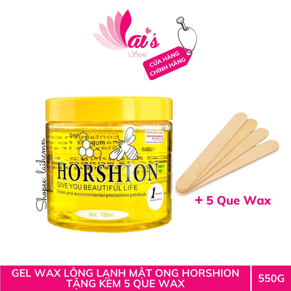 Gel wax Horshion tặng que gỗ