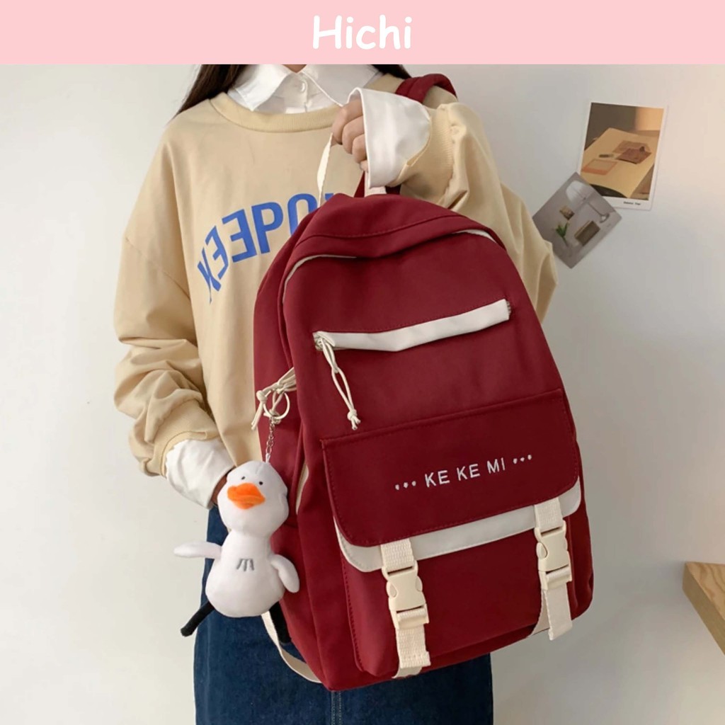 Balo thời trang đi học Hichi, đựng vừa laptop 14inch - Z135