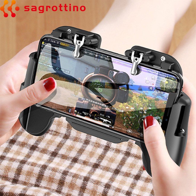 HOG For PUBG Mobile iOS Android Controller Gamepad with Cooling Fan Gaming Trigger