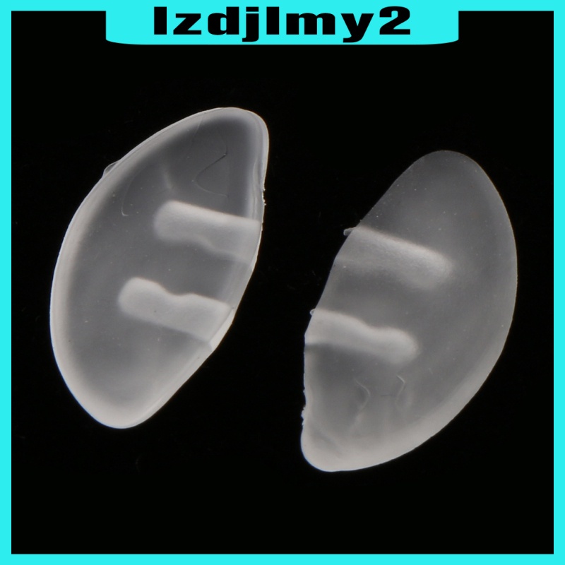 (Hàng Mới Về) Set 25 Cặp Đệm Mũi Silicone Trong Suốt 15mm Cho Mắt Kính