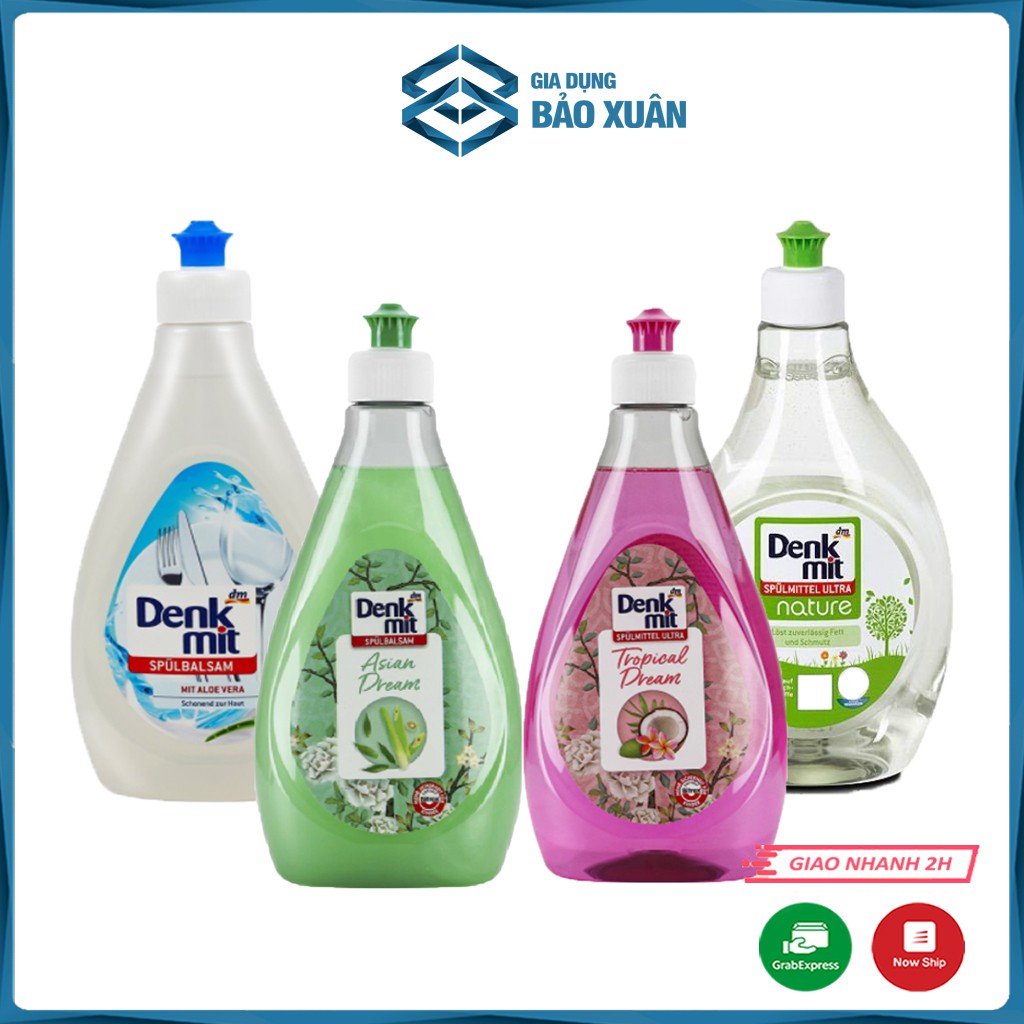 Nước rửa chén bát Denkmit Nature 500ml hương hoa tự nhiên - Nhập Đức