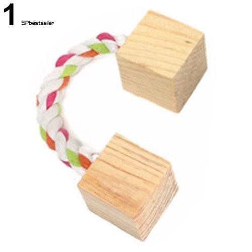 Đồ chơi gặm bằng gỗ mini dành cho thỏ / chuột hamster