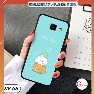 Ốp điện thoại Samsung Galaxy J4 Plus 2018 - lưng nhám viền dẻo
