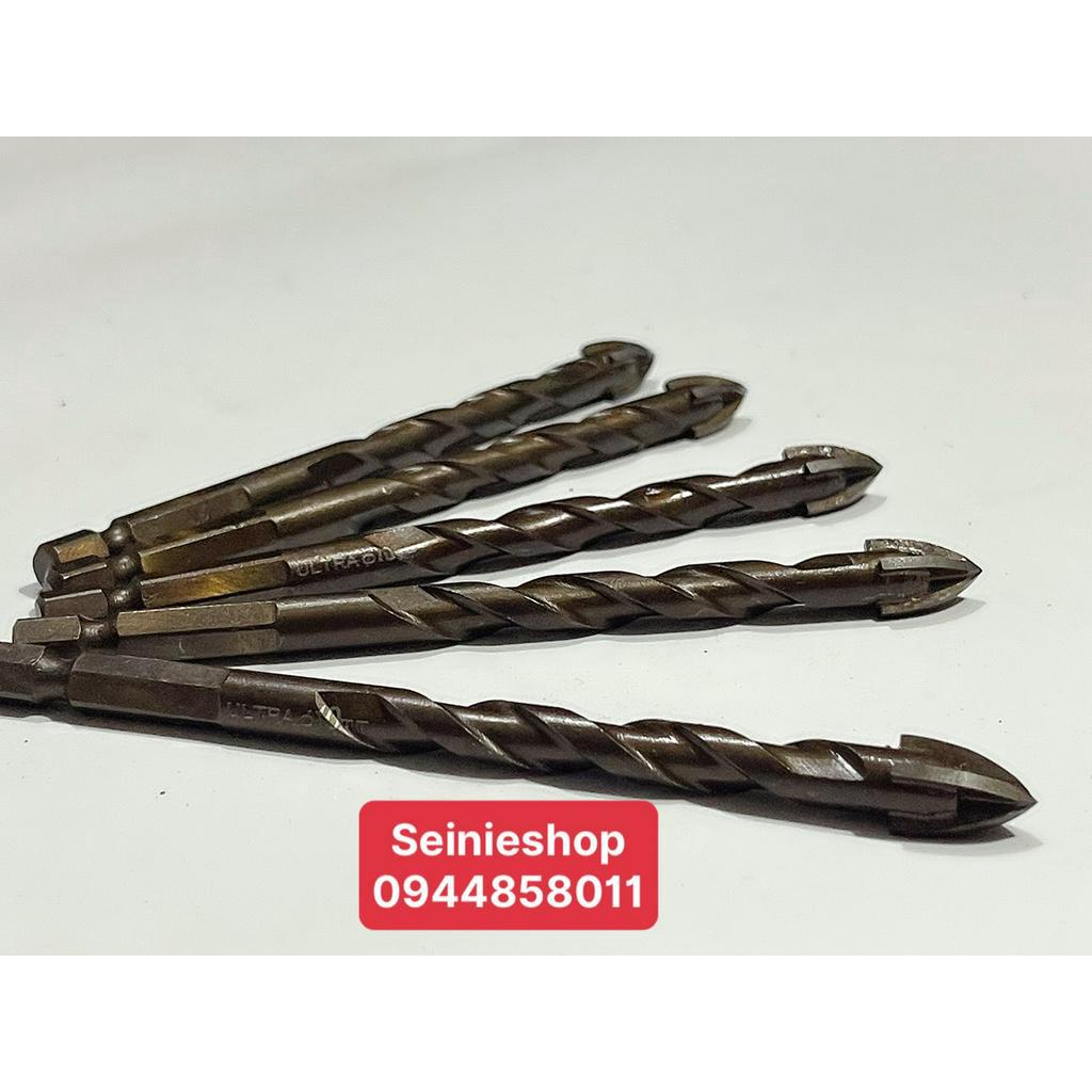 Mũi khoan đa năng ULTRA PHÁP 4 cạnh chân lục giác , khoan kính, thủy tinh,khoan gạch men