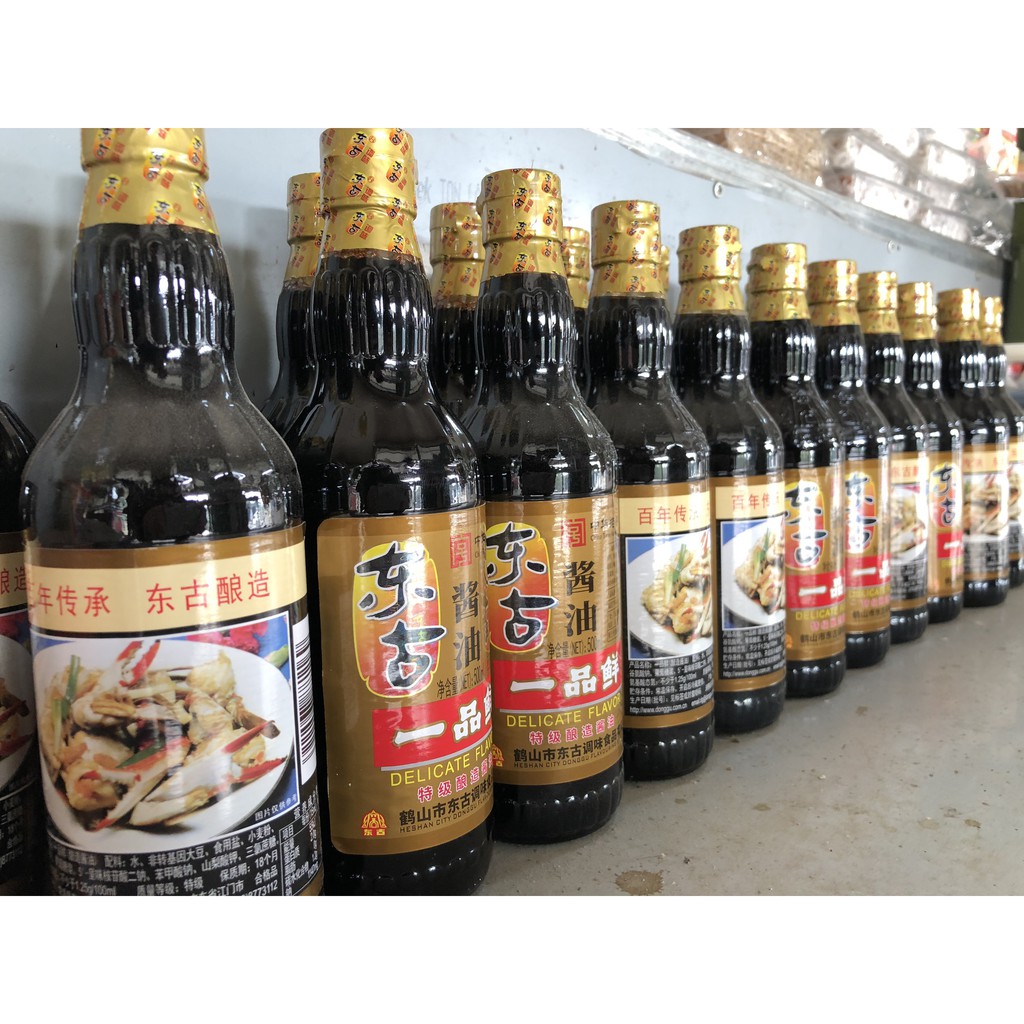 Combo 6 Chai Xì Dầu Càng Cua Nhât Phẩm Tiên ( Hàng Nội Địa Chính Hãng ), Xì Dầu Trung Quốc Siêu Ngon