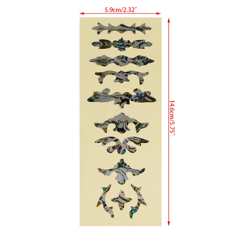 Miếng Dán Mỏng Dùng Trang Trí Đàn Guitar Điện / Acoustic DIY