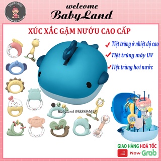 Xúc xắc gặm nướu cá heo cao cấp cho bé có thể tiệt trùng được ở nhiệt độ cao BABYLAND