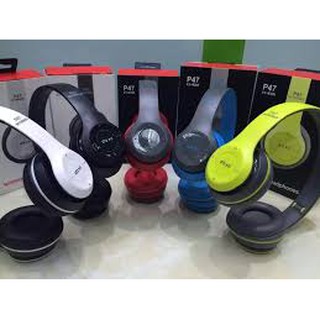 Tai nghe headphone bluetooth p47 mới có lại