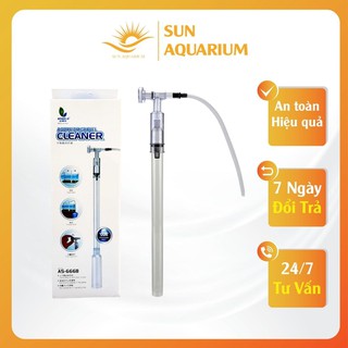 Máy Hút Cặn Đáy Bể Cá JENECA Vệ Sinh Sạch Sẽ Bể Thuỷ Sinh AS-666B/ AS-666