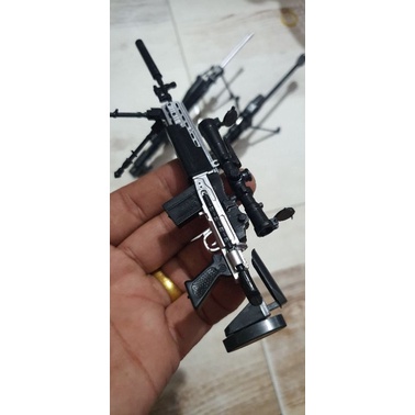 Mô hình trưng bày với các dòngAWM , MK14 , DSR , PSG-1, SVD , TAC, tinh sảo dành cho anh em yêu thích sư tầm