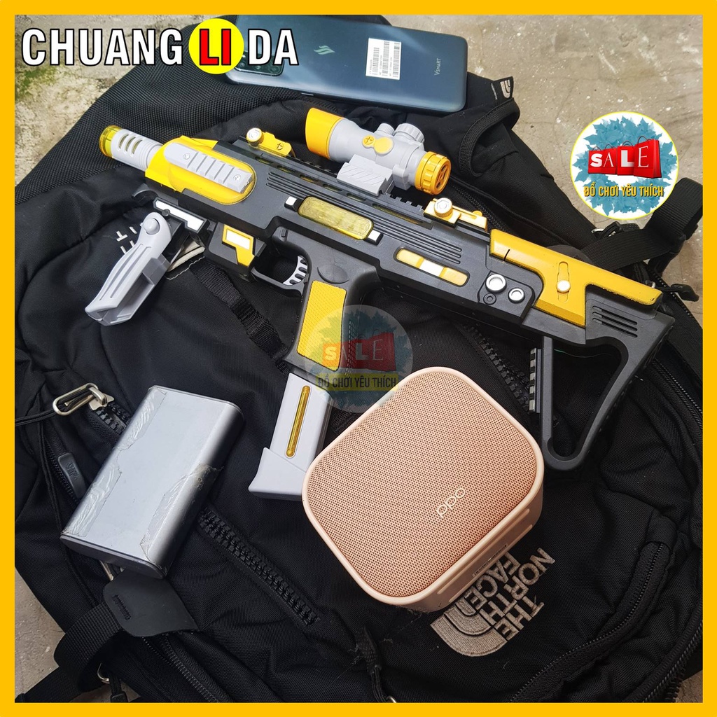 ☂✹♘Đồ Chơi Trẻ Em Súng Nhựa Pin Phát Sáng Nhạc ChuangLiDa SS02 (Tặng Kèm Pin) - Yêu Thích