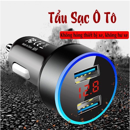 Tẩu Sạc, Tẩu Sạc Nhanh Xe Hơi Chia Cổng Nhanh Gọn