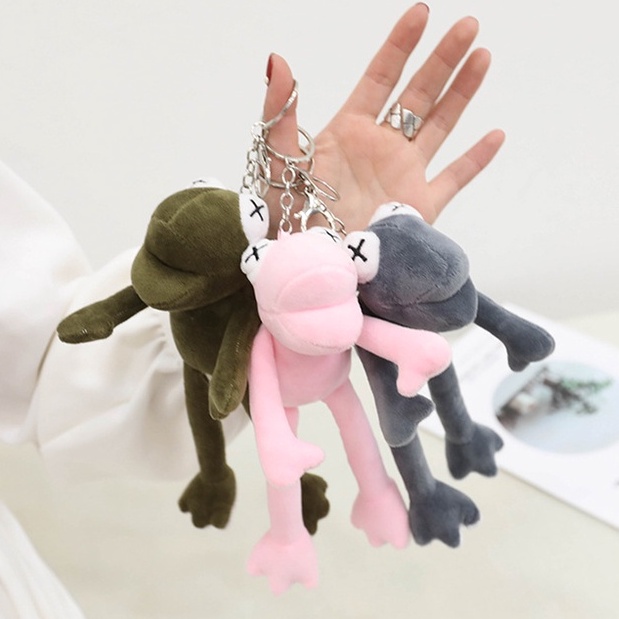 Móc khóa gấu bông IRRY móc khóa treo balo thời trang dễ thuơng cá tính năng động