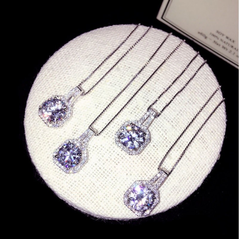 vòng cổ Mặt Đá Pha Lê Phong Cách Hàn Quốc Cho Nữ