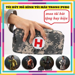 HỘP BÚT PUBG | TÚI MÁU PUBG NÂU, GHI TẶNG KÈM BÚT