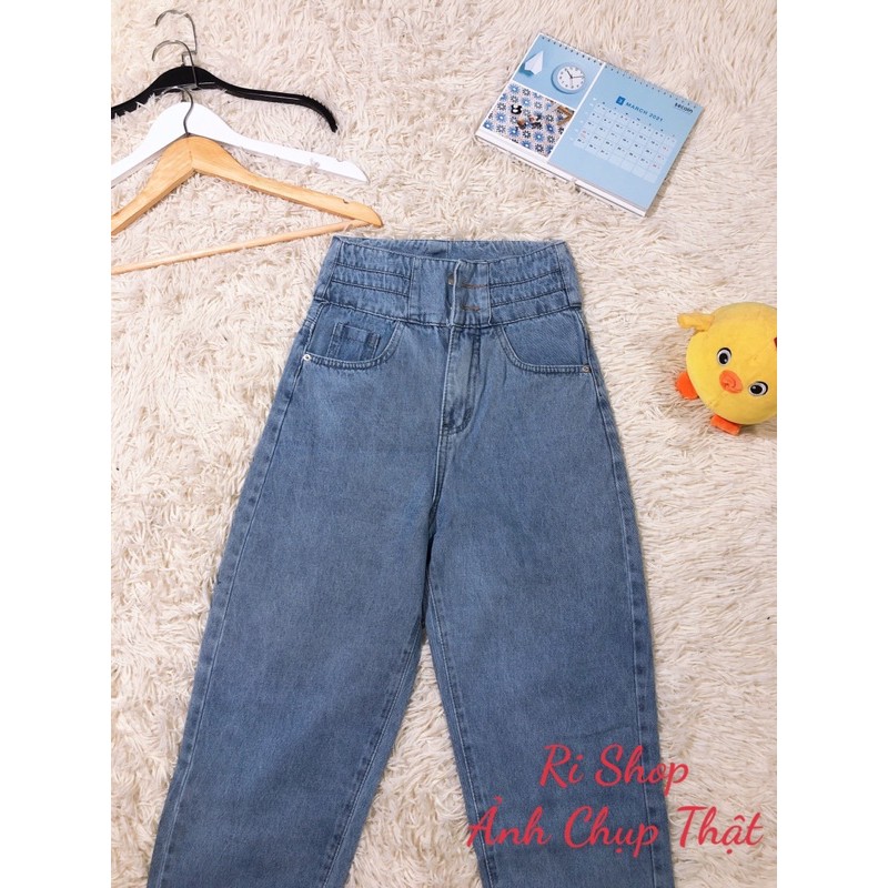 QUẦN JEAN BAGGY NỮ CẠP CAO LƯNG CÁ TÍNH MS 63 [CLIP THẬT] [FREESHIP] hàng loại 1, VẢI DÀY | BigBuy360 - bigbuy360.vn
